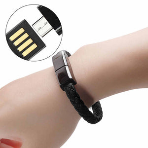 Stylish Bracelet Charger (For Android, IPhone, and Type-C)