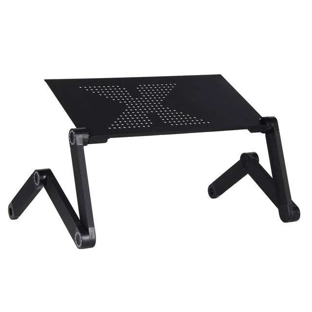 Aluminium Alloy Laptop Desk Folding Portable Laptop Table Notebook Desk Table Stand Bed Sofa Desk Tray Book Holder