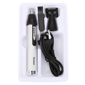 2 in 1 Hygienic Rechargeable Nose Trimmer/Beard Trimmer